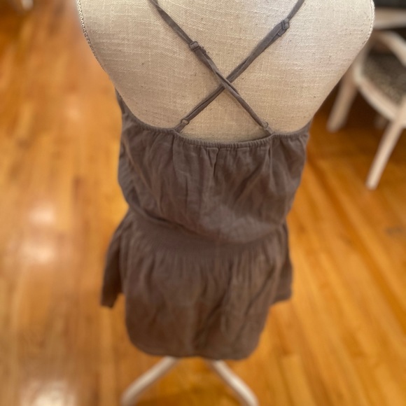 💜 5 for $25 or 3 for $18 Old Navy beige gray embellished tank top tunic … - Picture 5 of 7